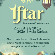 Aletta feiert Iftar – Gemeinsames Fastenbrechen am Mittwoch